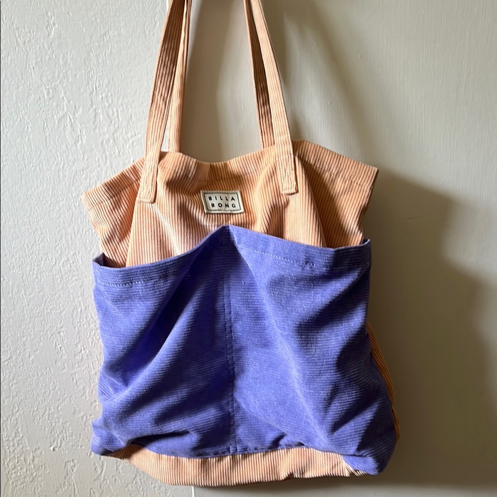 Billabong Peach and Purple Women's Tote Bag